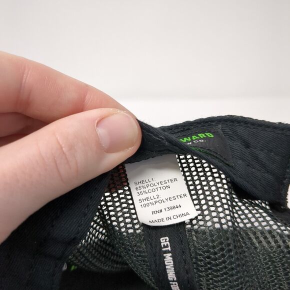 NexTitle Snapback Mesh Back Trucker Hat Black One Size Richardson - Picture 10 of 10